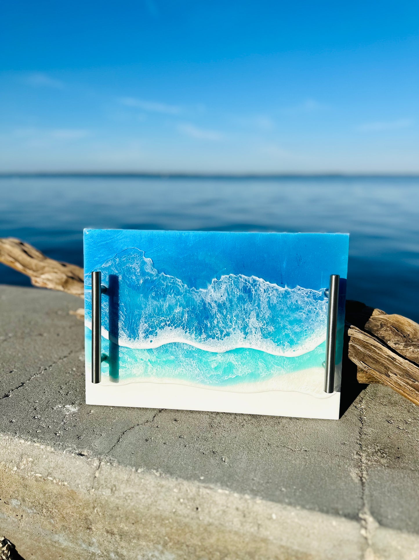 Ocean Inspired Small Serving Tray