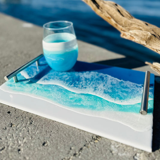 Ocean Inspired Small Serving Tray