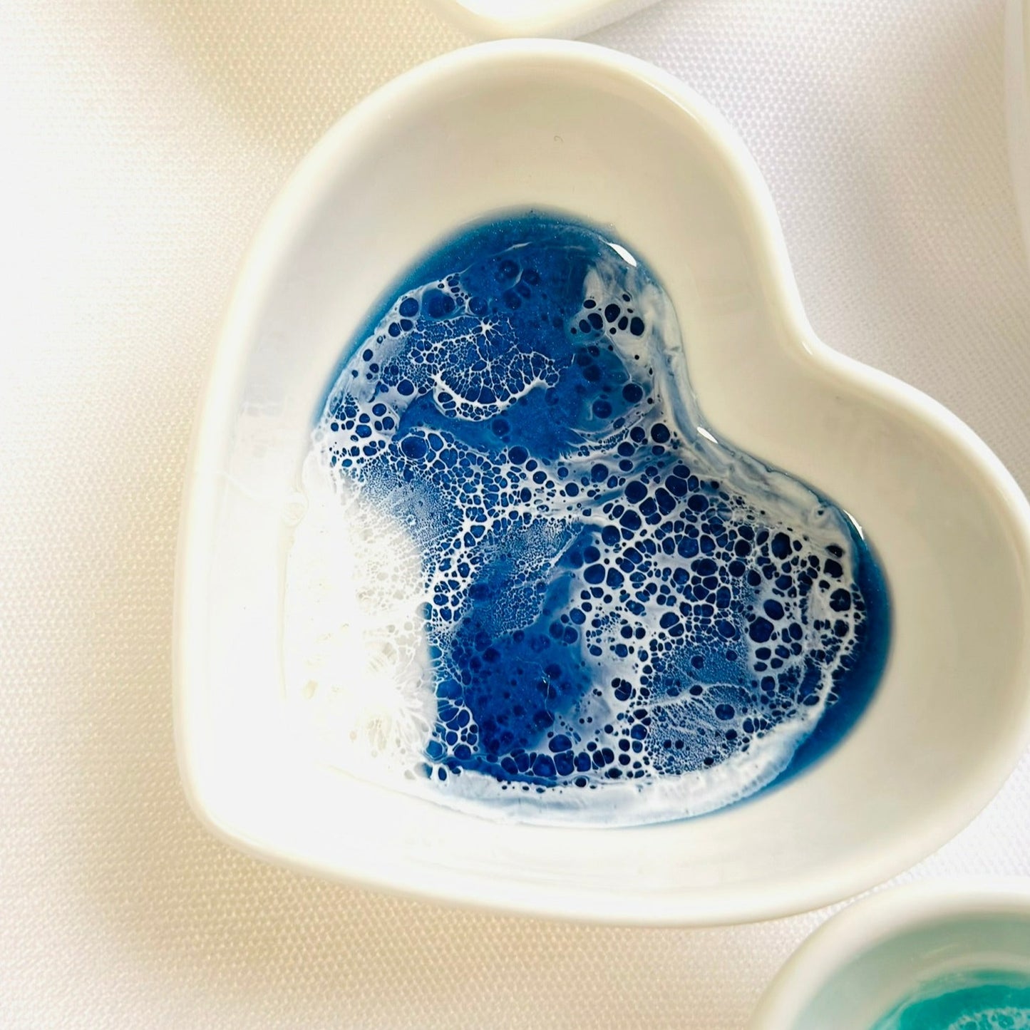 Ocean Theme Heart Shape Ring Dish