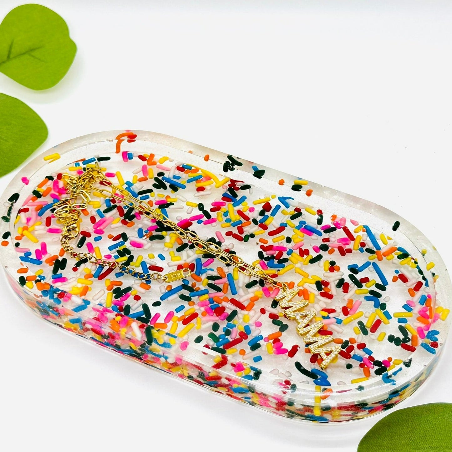 Sprinkle Oval Tray