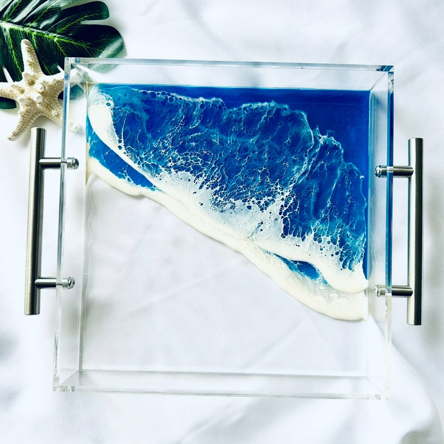 Ocean Wave Acrylic Tray