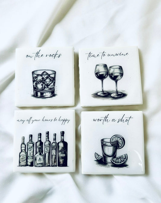 Happy Hour Coaster Set