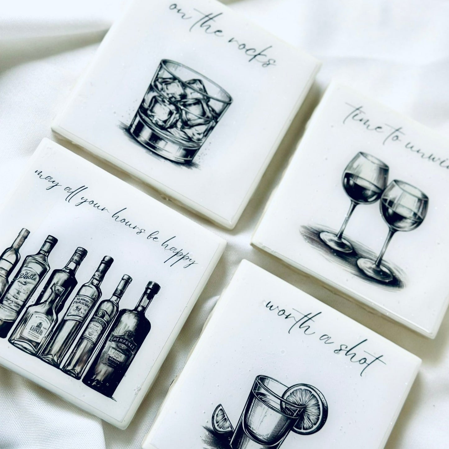 Happy Hour Coaster Set