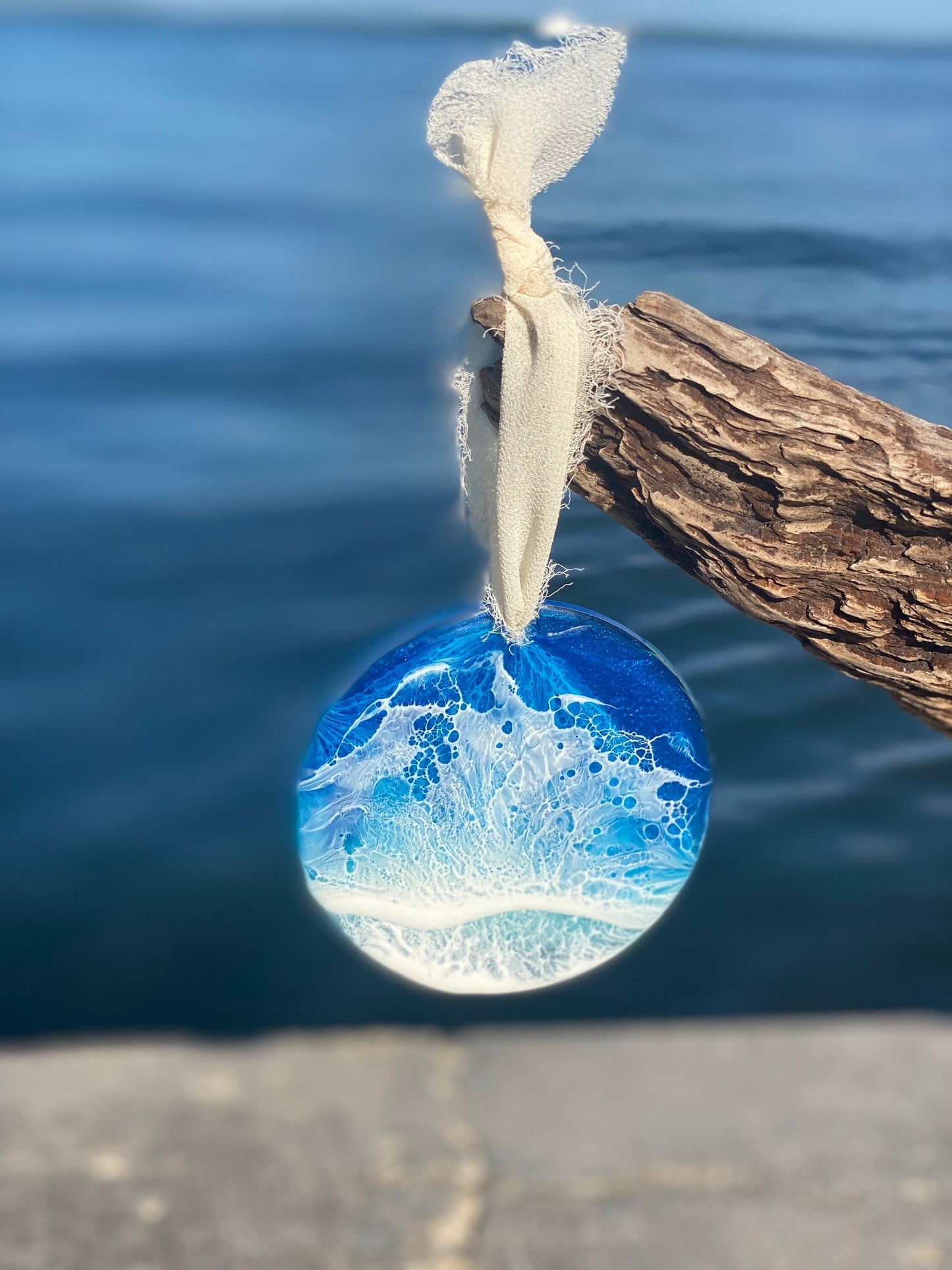 Beach Waves Ornament