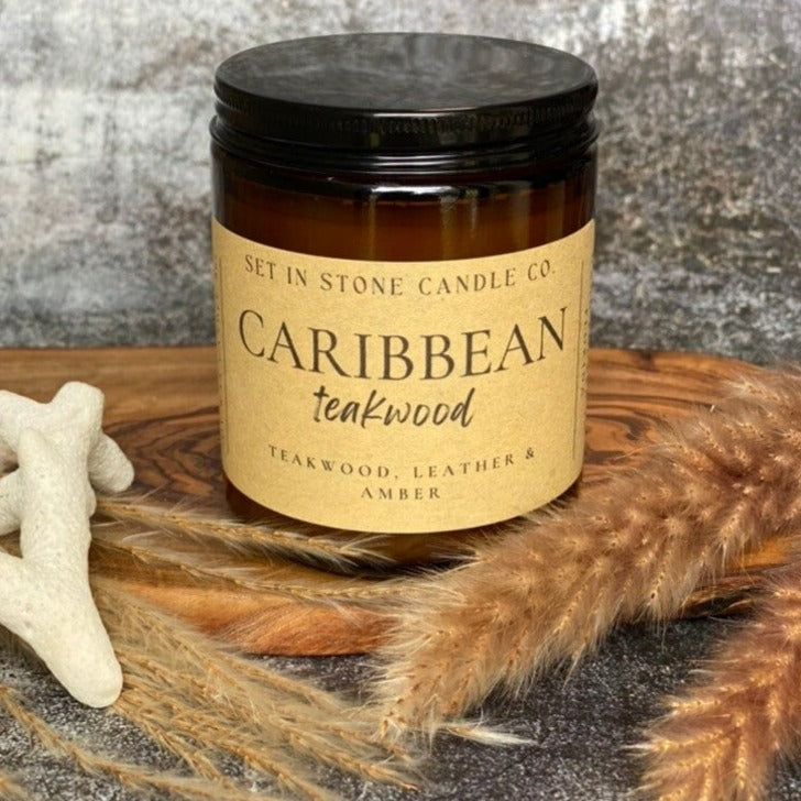 Caribbean Teakwood Soy Wax Candle