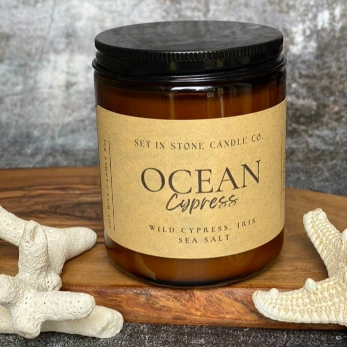 Ocean Cypress Soy Wax Candle