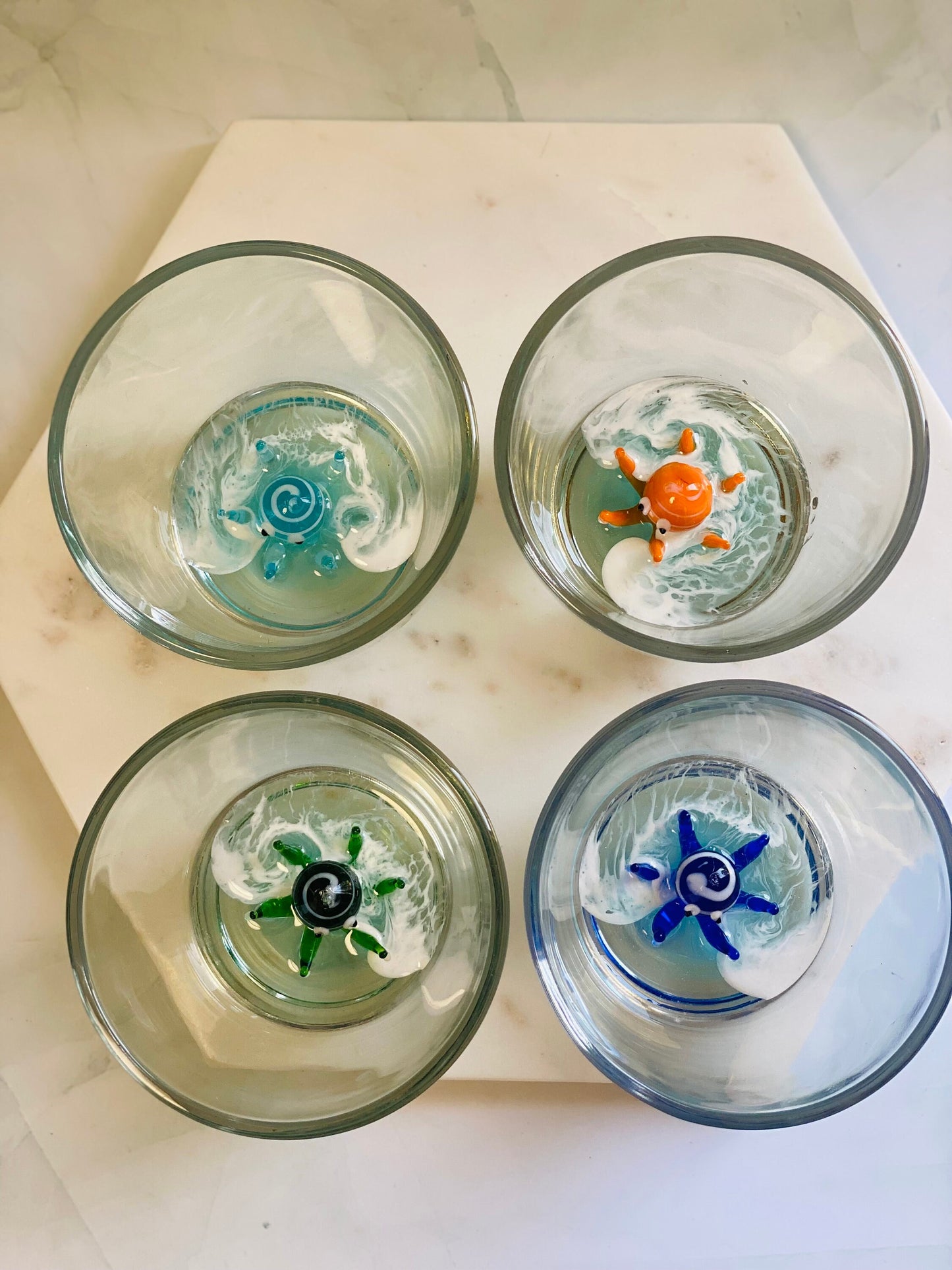 Octopus Ocean Glasses