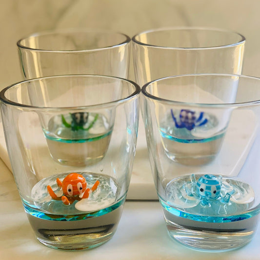 Octopus Ocean Glasses