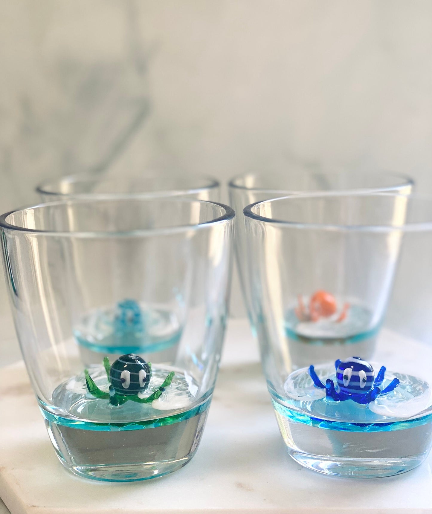 Octopus Ocean Glasses